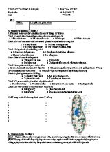 Đề kiểm tra một tiết Sinh học lớp 7 - Đề 2 - Năm học 2016-2017 - Trường THCS Ngũ Phụng